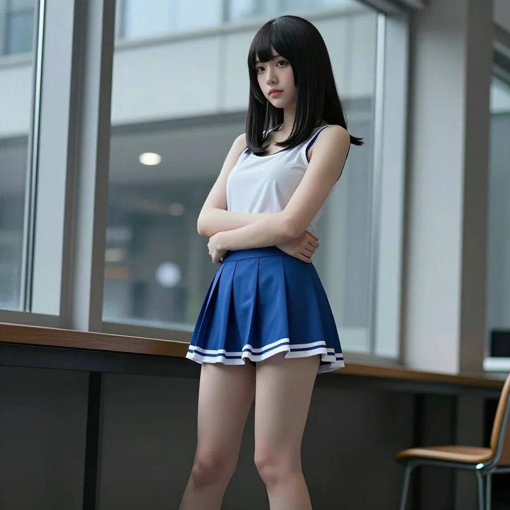 今日份校园少女感主题图片 0181，杰作，最佳画质，极致细节，照片级写实 , 高细节服装展示风格