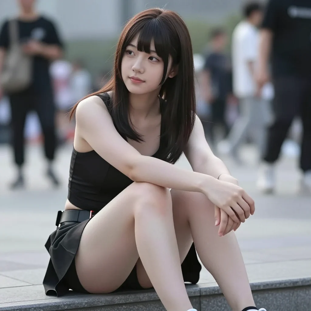 今日份校园少女感主题图片 0190，杰作，最佳画质，极致细节，照片级写实 , 动漫展抓拍风格