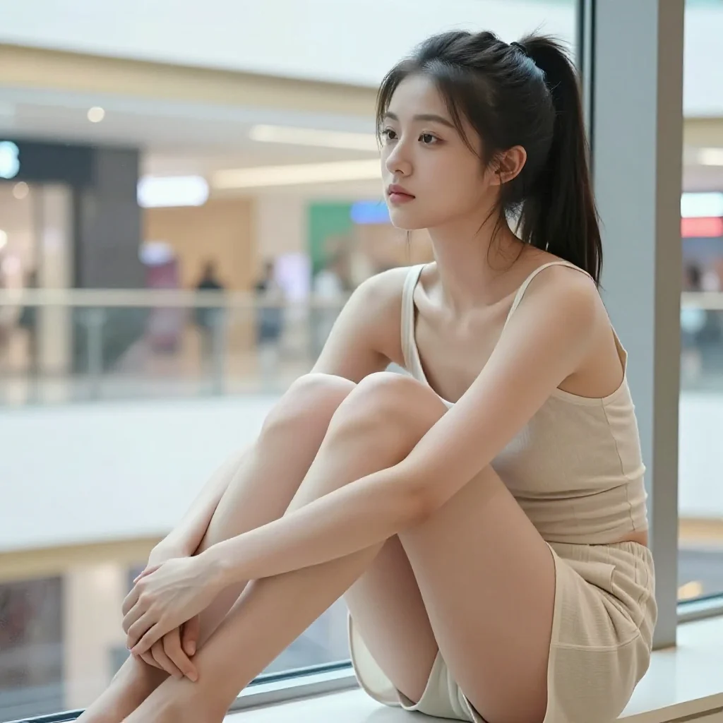 今日份白裙少女主题图片 0213，杰作，最佳画质，极致细节，照片级写实 , 小红书日常氛围风