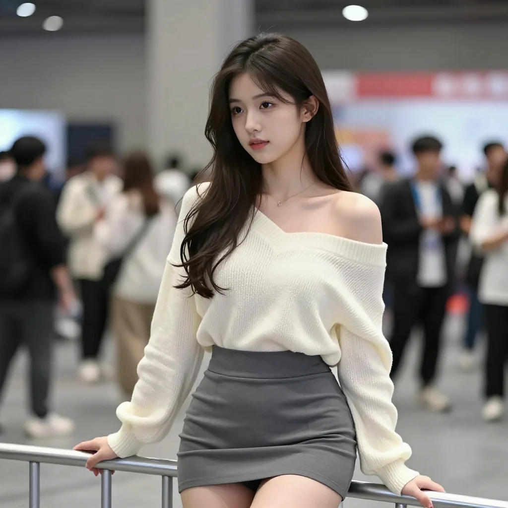 今日份校园风写真主题图片 0237，杰作，最佳画质，极致细节，照片级写实 , 展馆自然光写真风格