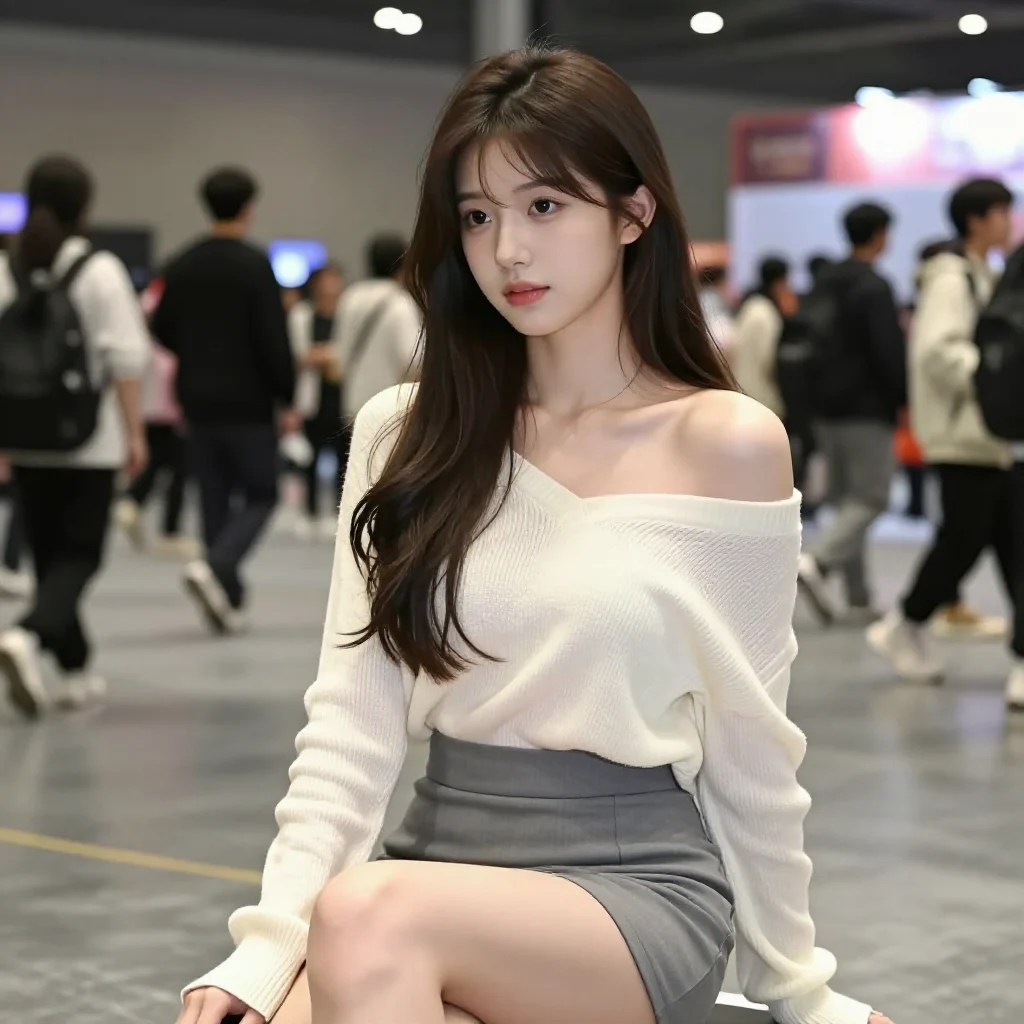 今日份校园风写真主题图片 0241，杰作，最佳画质，极致细节，照片级写实 , 展馆自然光写真风格