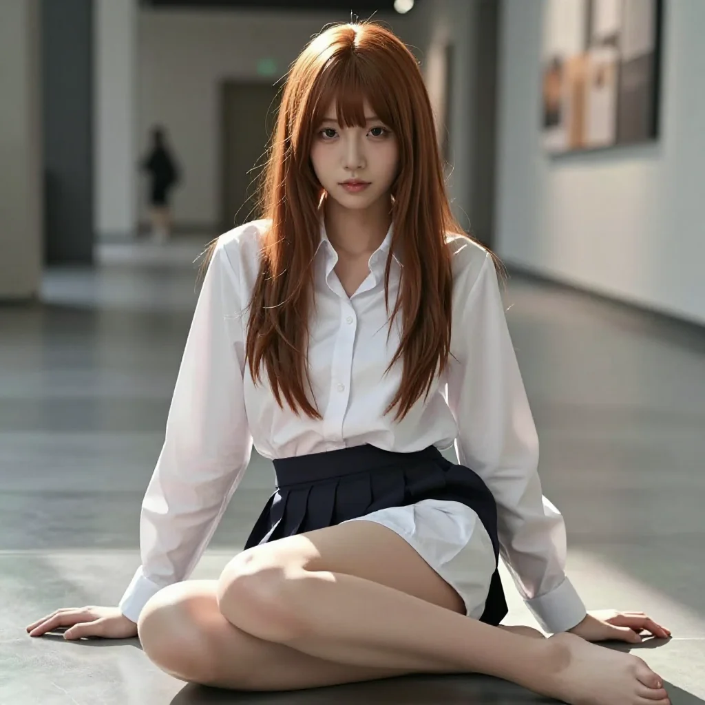 今日份校园少女感主题图片 0282，杰作，最佳画质，极致细节，照片级写实 , 高还原角色摄影风格