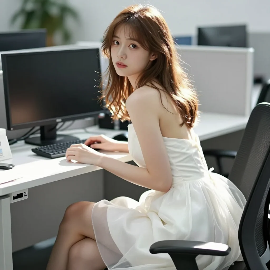 办公桌前的温柔时刻主题图片 0298，杰作，最佳画质，极致细节，照片级写实 , 小红书日常氛围风