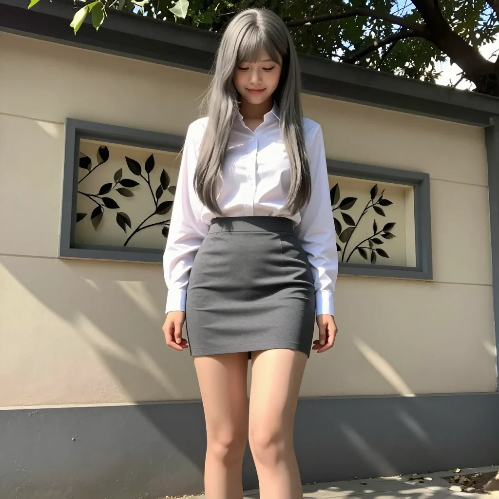 今日份校园少女感主題圖片 0315，杰作，最佳画质，极致细节，照片级写实 , 日系动漫角色写真风格