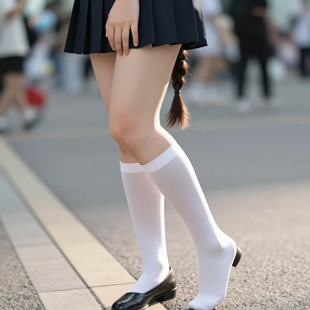 楼梯下的少女日常主題圖片 0322，杰作，最佳画质，极致细节，照片级写实 , 清透漫展人像风格