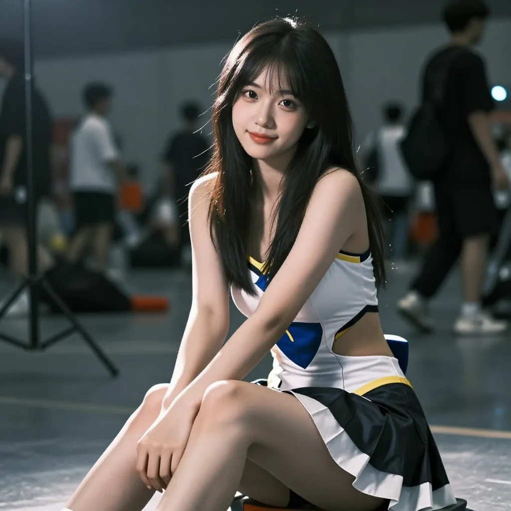 今日份校园少女感主題圖片 0332，杰作，最佳画质，极致细节，照片级写实 , 轻纪实二次元人像风格