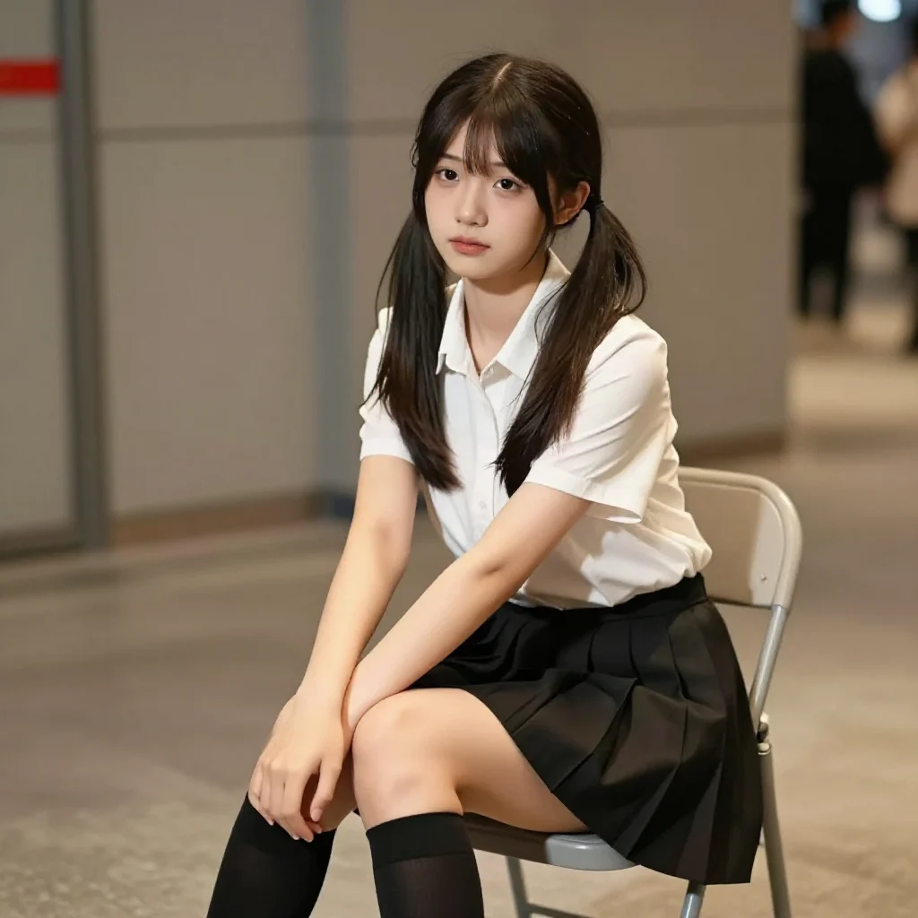 夜色下的少女时光主題圖片 0350，杰作，最佳画质，极致细节，照片级写实 , 轻私房写真风格