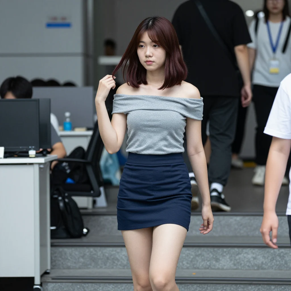 今日份职场少女写真主題圖片 0363，杰作，最佳画质，极致细节，照片级写实 , 漫展现场纪实摄影风格