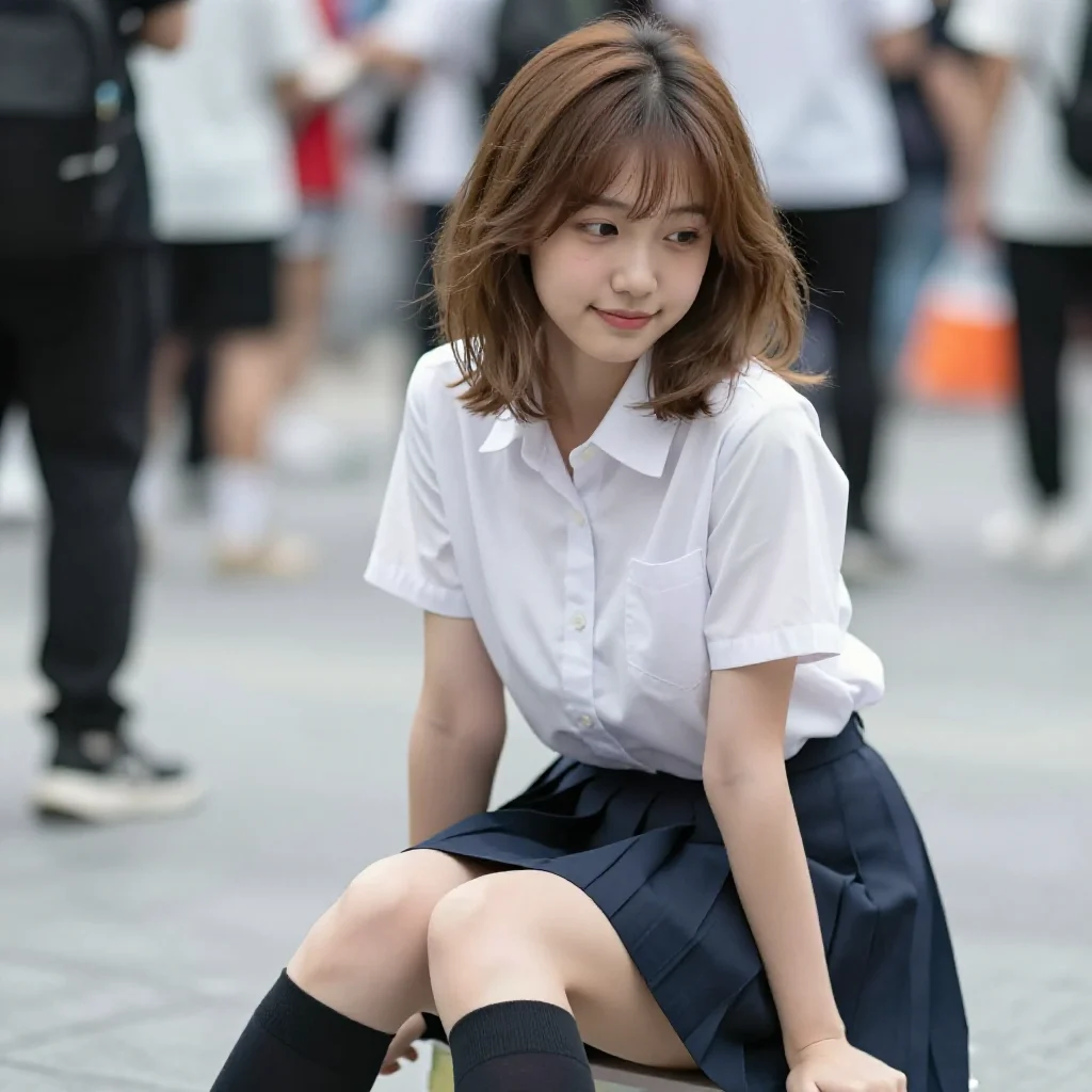 今日份校园写真主題圖片 0412，杰作，最佳画质，极致细节，照片级写实 , 清新校园写真风格