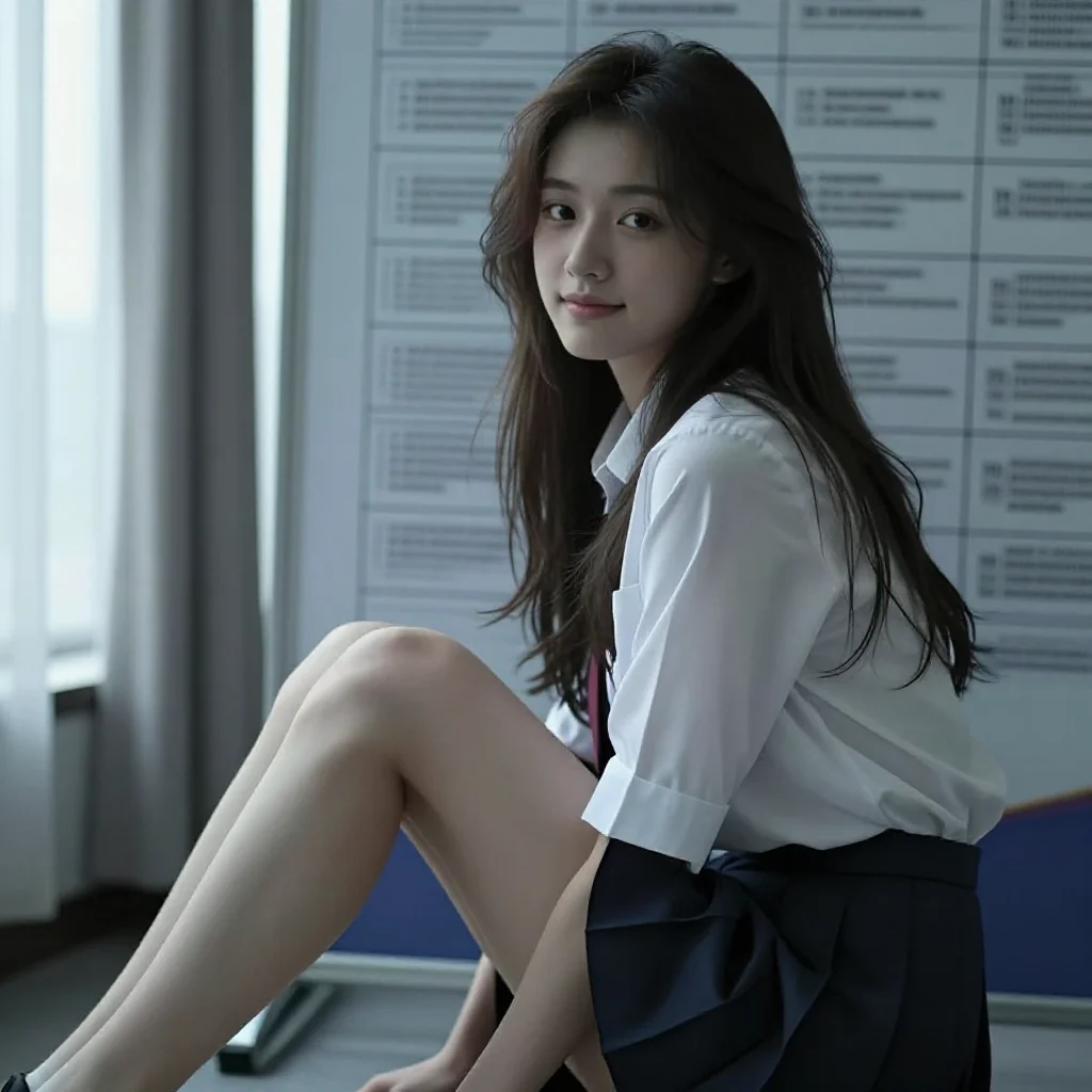 今日份校园风写真主題圖片 0417，杰作，最佳画质，极致细节，照片级写实 , 电影感角色摄影风格