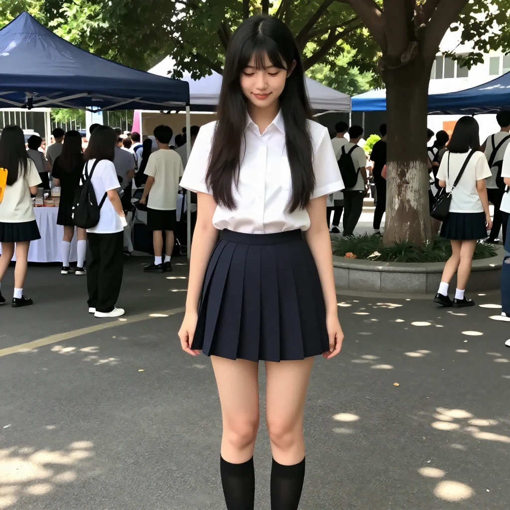 今日份校园风写真主題圖片 0442，杰作，最佳画质，极致细节，照片级写实 , 日常随性街拍风格