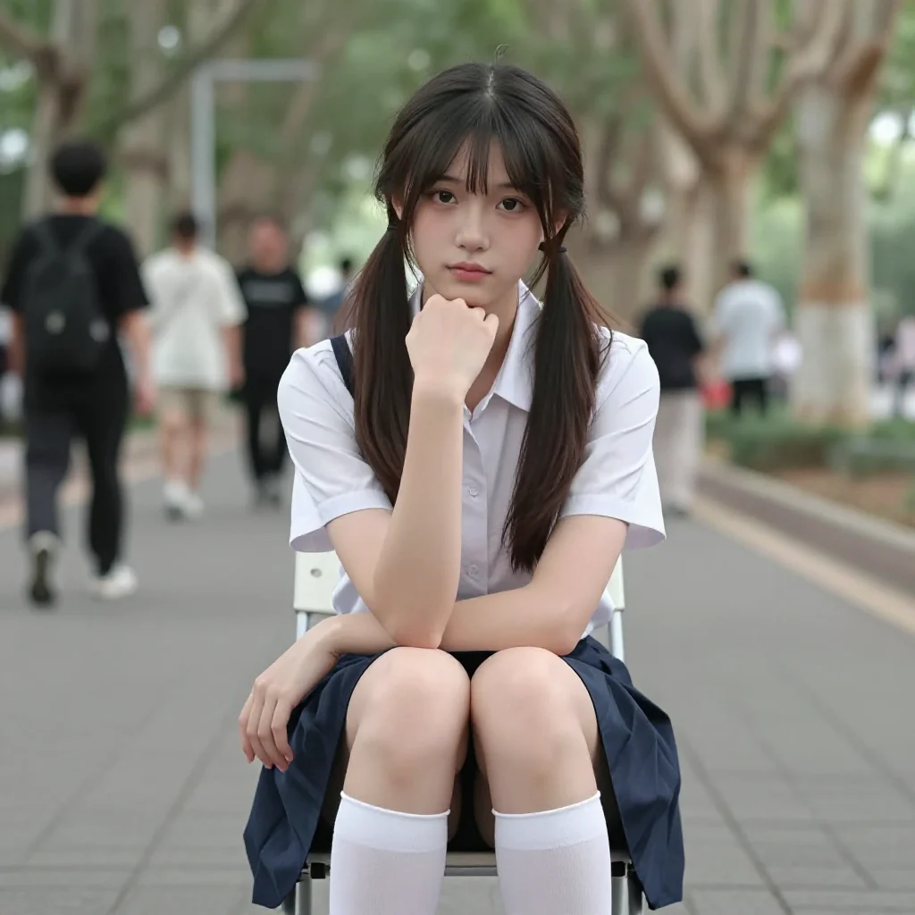 今日份校园写真主題圖片 0451，杰作，最佳画质，极致细节，照片级写实 , 漫展现场纪实摄影风格