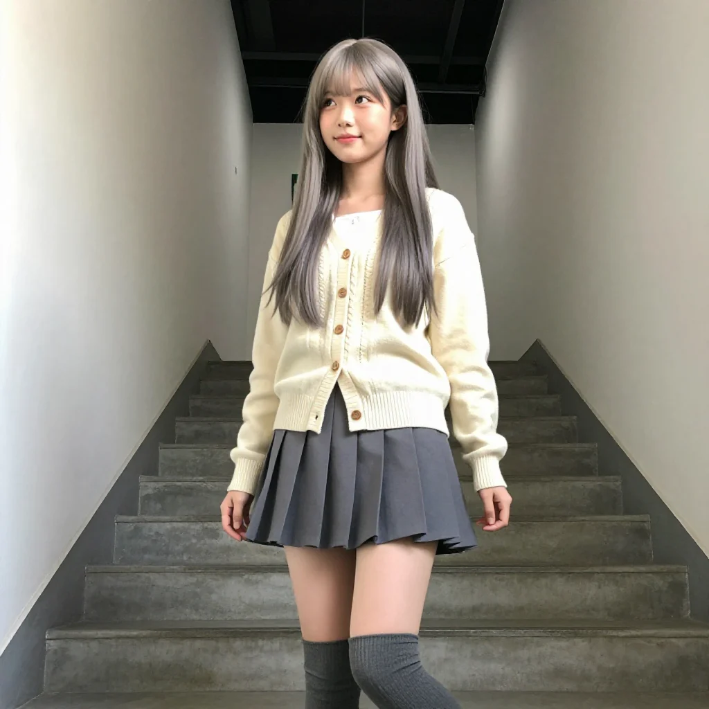 美术馆里的温柔日常主題圖片 0459，杰作，最佳画质，极致细节，照片级写实 , 日系少女感摄影风格