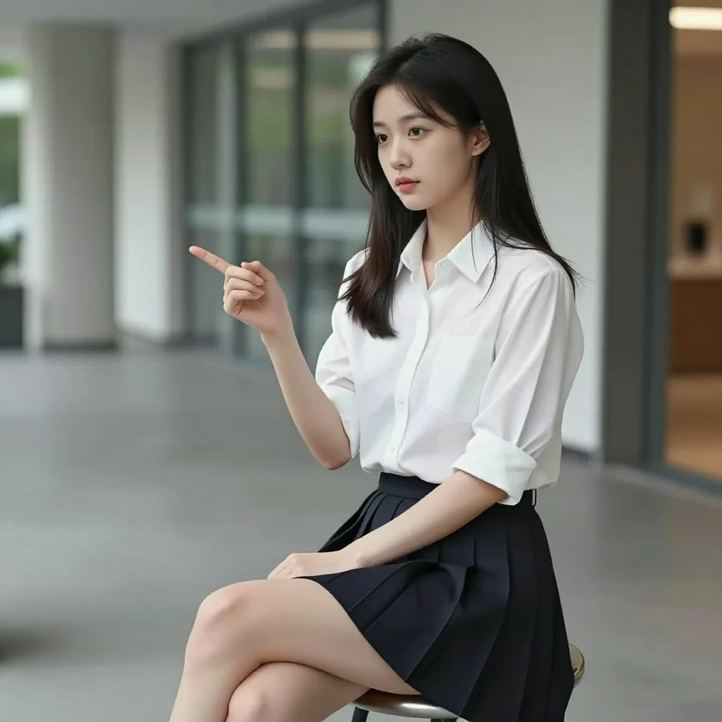 今日份校园少女感主題圖片 0469，杰作，最佳画质，极致细节，照片级写实 , 轻熟通勤写真风