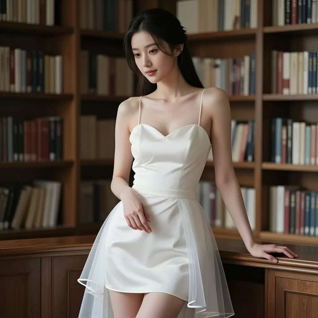 今日份清冷少女感主題圖片 0575，杰作，最佳画质，极致细节，照片级写实 , 电影感角色摄影风格