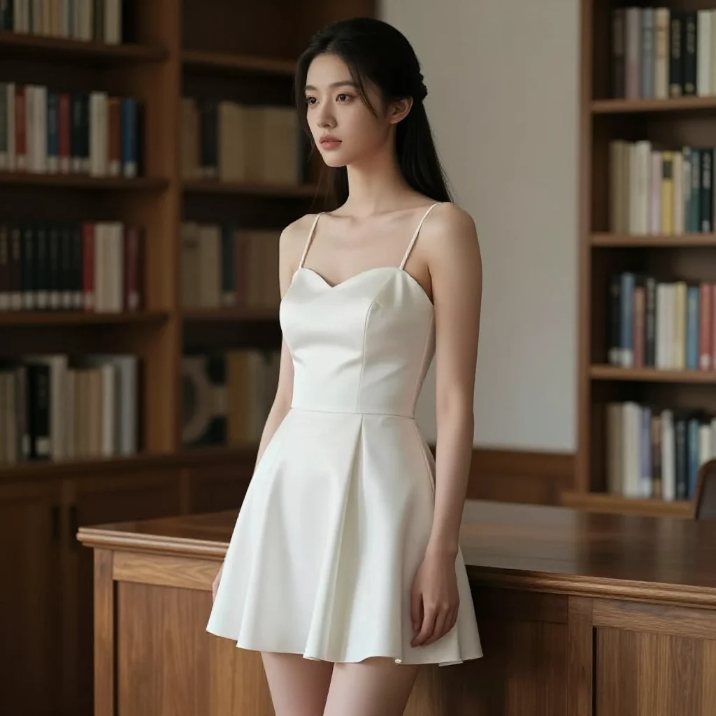 今日份清冷少女感主題圖片 0578，杰作，最佳画质，极致细节，照片级写实 , 电影感角色摄影风格