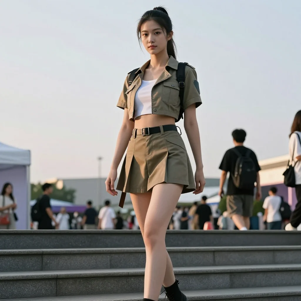 今日份校园风少女感写真主題圖片 0606，杰作，最佳画质，极致细节，照片级写实 , 空气感人像风格