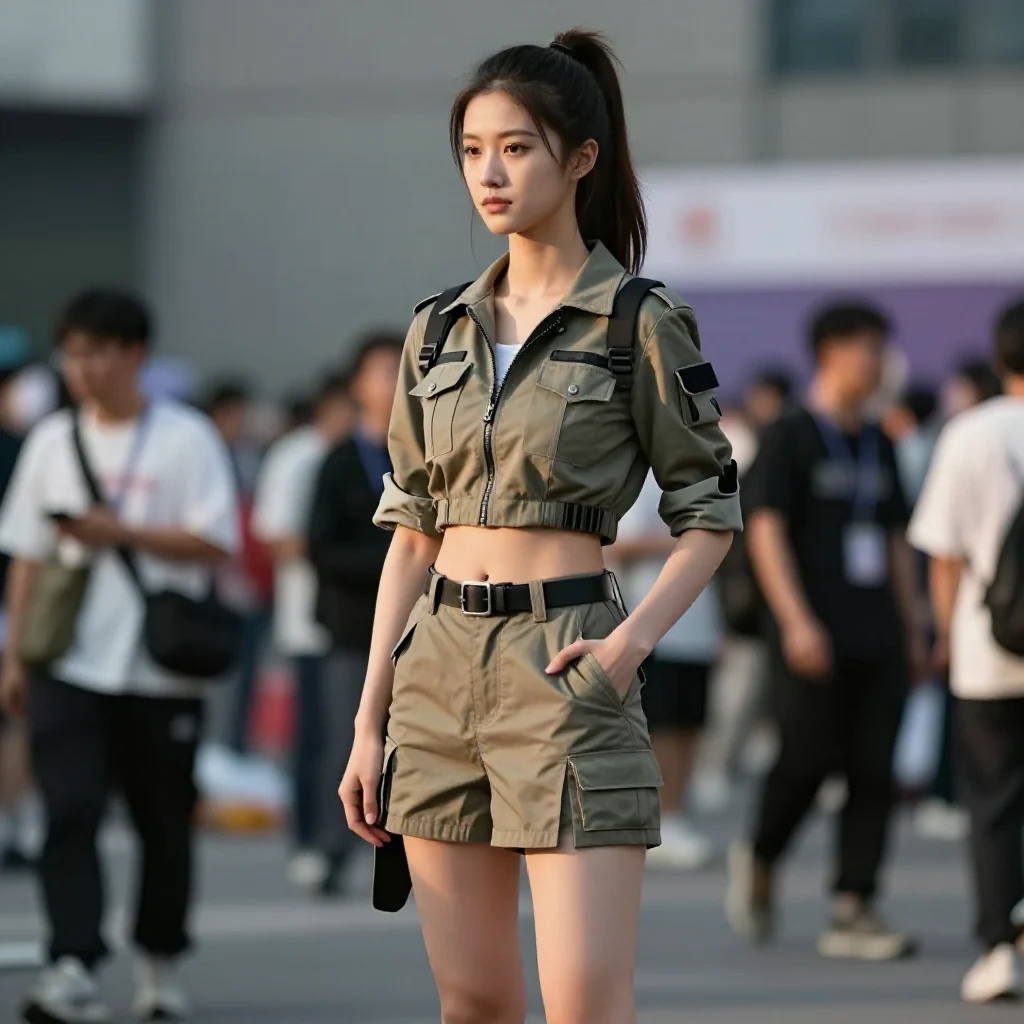 今日份校园风少女感写真主題圖片 0608，杰作，最佳画质，极致细节，照片级写实 , 空气感人像风格