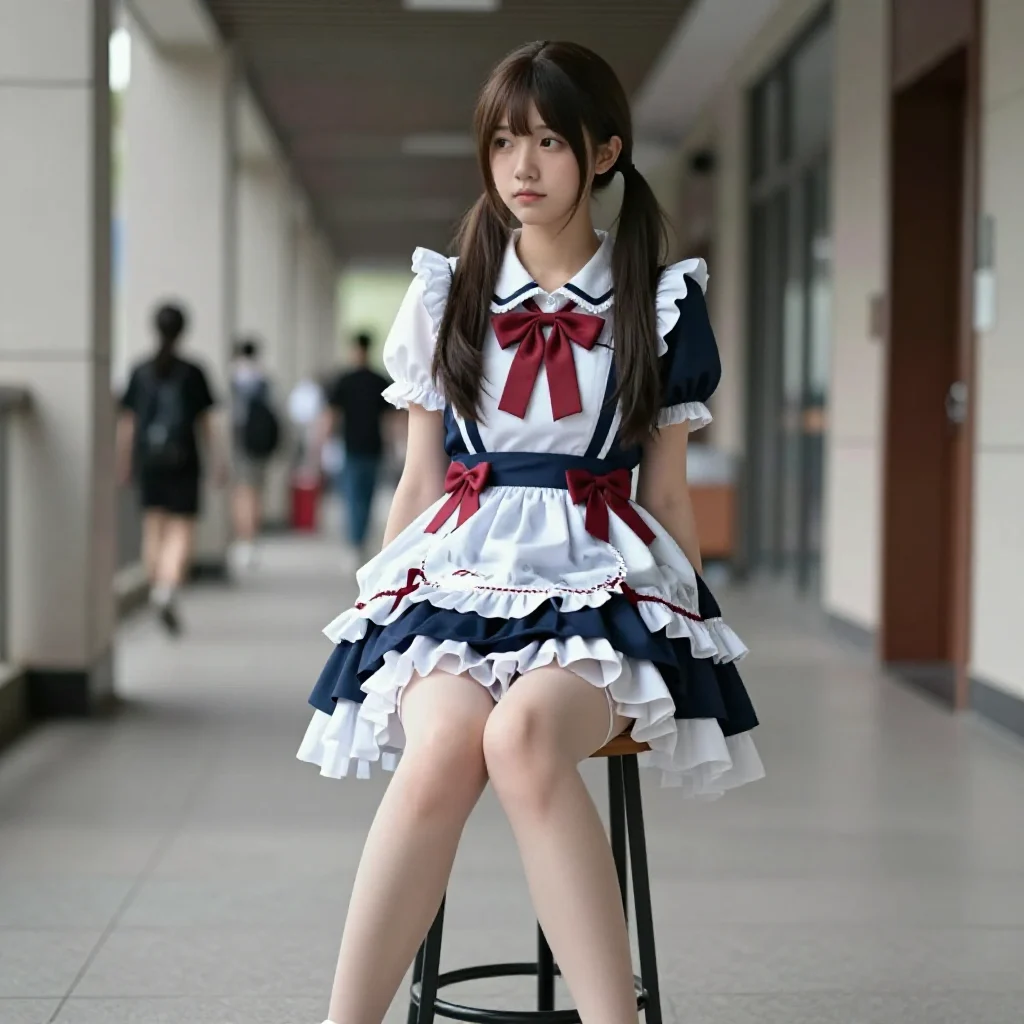 今日份校园少女写真主題圖片 0647，杰作，最佳画质，极致细节，照片级写实 , 角色扮演人像摄影风格