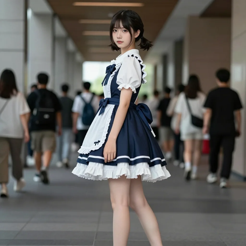 今日份校园少女写真主題圖片 0648，杰作，最佳画质，极致细节，照片级写实 , 角色扮演人像摄影风格