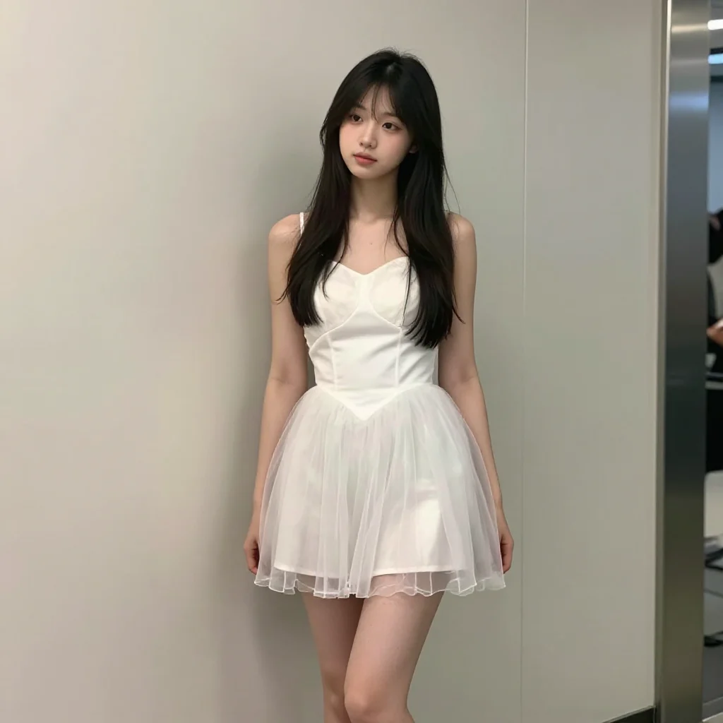 今日份清冷少女感主題圖片 0708，杰作，最佳画质，极致细节，照片级写实 , 清新校园写真风格