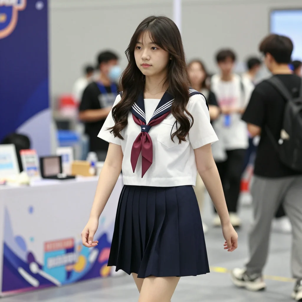 今日份校园写真主題圖片 0715，杰作，最佳画质，极致细节，照片级写实 , 轻胶片漫展摄影风格