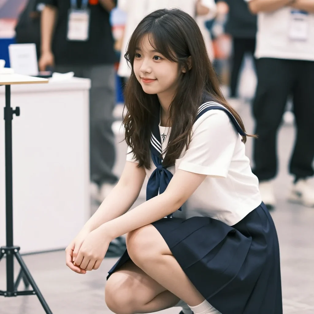 今日份校园写真主題圖片 0720，杰作，最佳画质，极致细节，照片级写实 , 轻胶片漫展摄影风格