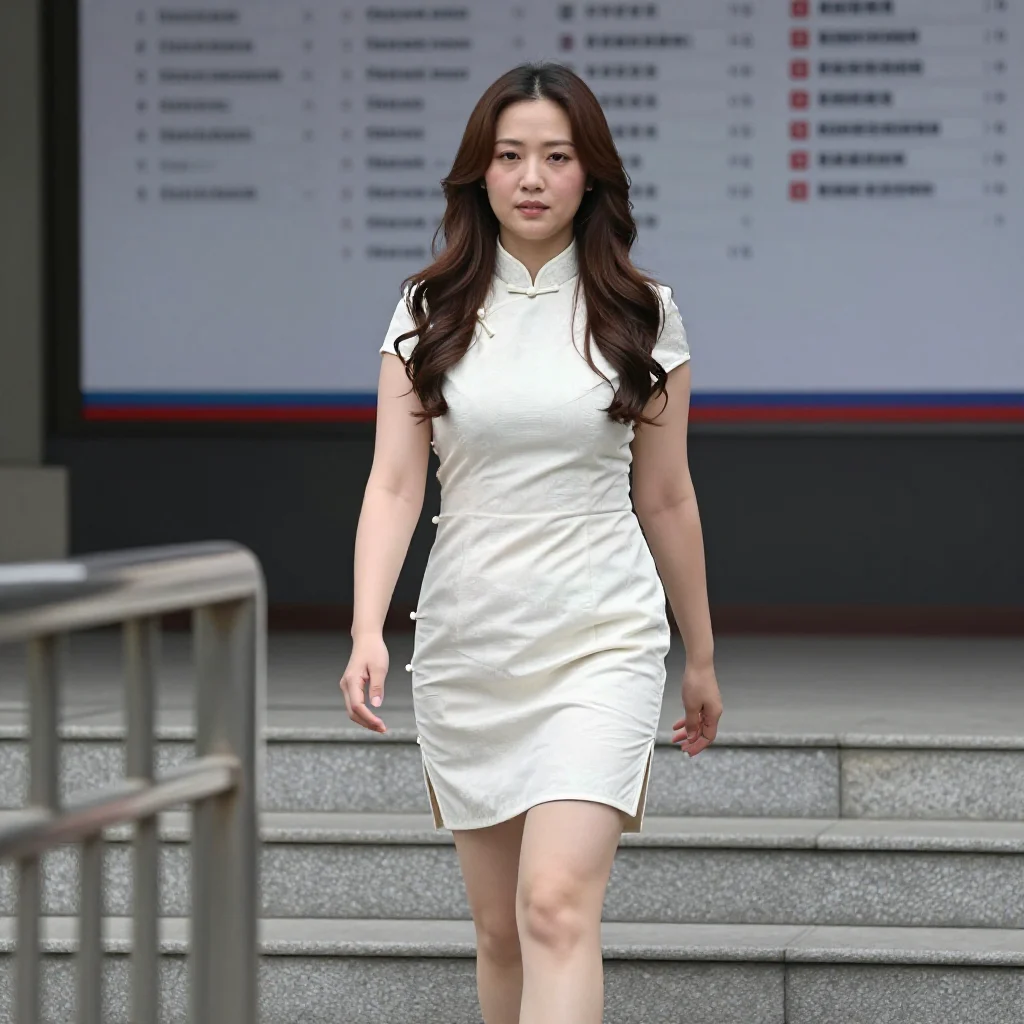 旗袍的优雅，是时光里的温柔主題圖片 0738，杰作，最佳画质，极致细节，照片级写实 , 轻熟通勤写真风