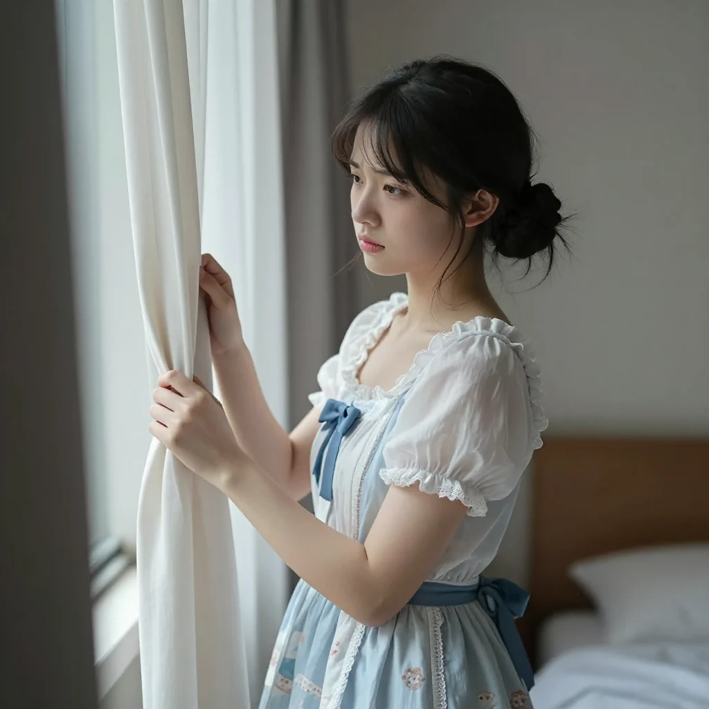 今日份清冷少女感主题图片 0805，杰作，最佳画质，极致细节，照片级写实 , 清透漫展人像风格