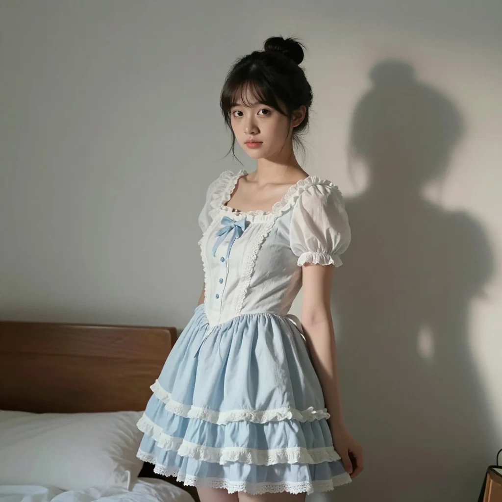 今日份清冷少女感主题图片 0808，杰作，最佳画质，极致细节，照片级写实 , 清透漫展人像风格