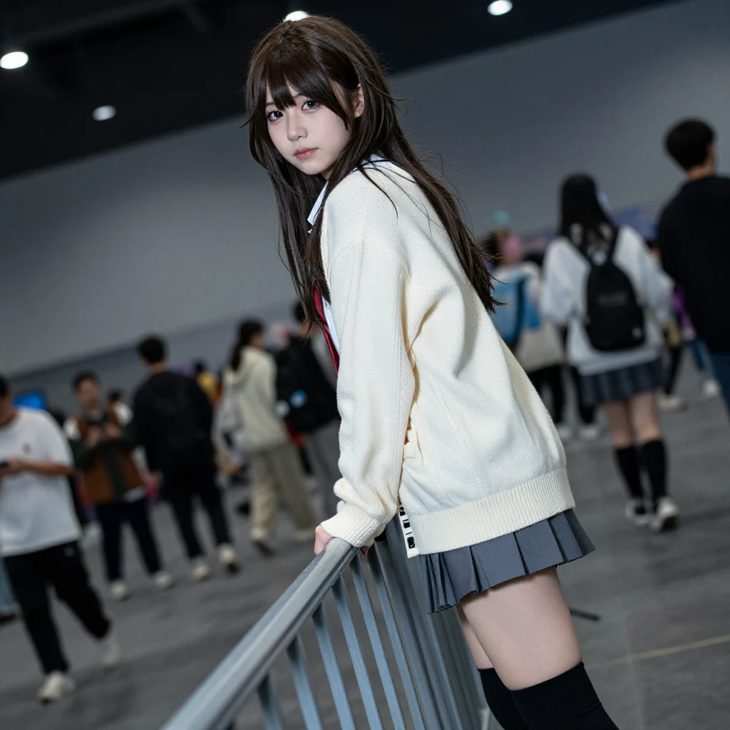 今日份校园风写真主题图片 0810，杰作，最佳画质，极致细节，照片级写实 , 动漫展抓拍风格