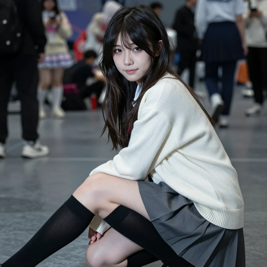 今日份校园风写真主题图片 0813，杰作，最佳画质，极致细节，照片级写实 , 动漫展抓拍风格