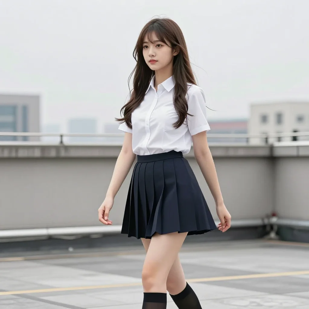 今日份校园感写真主题图片 0829，杰作，最佳画质，极致细节，照片级写实 , 二次元角色写真风格