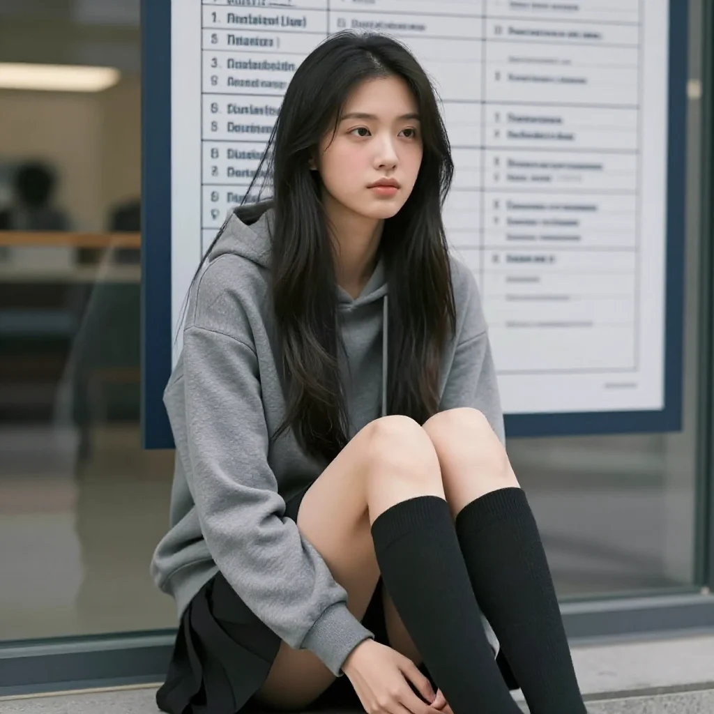 今日份清冷少女感主题图片 0971，杰作，最佳画质，极致细节，照片级写实 , 轻私房高级感风格