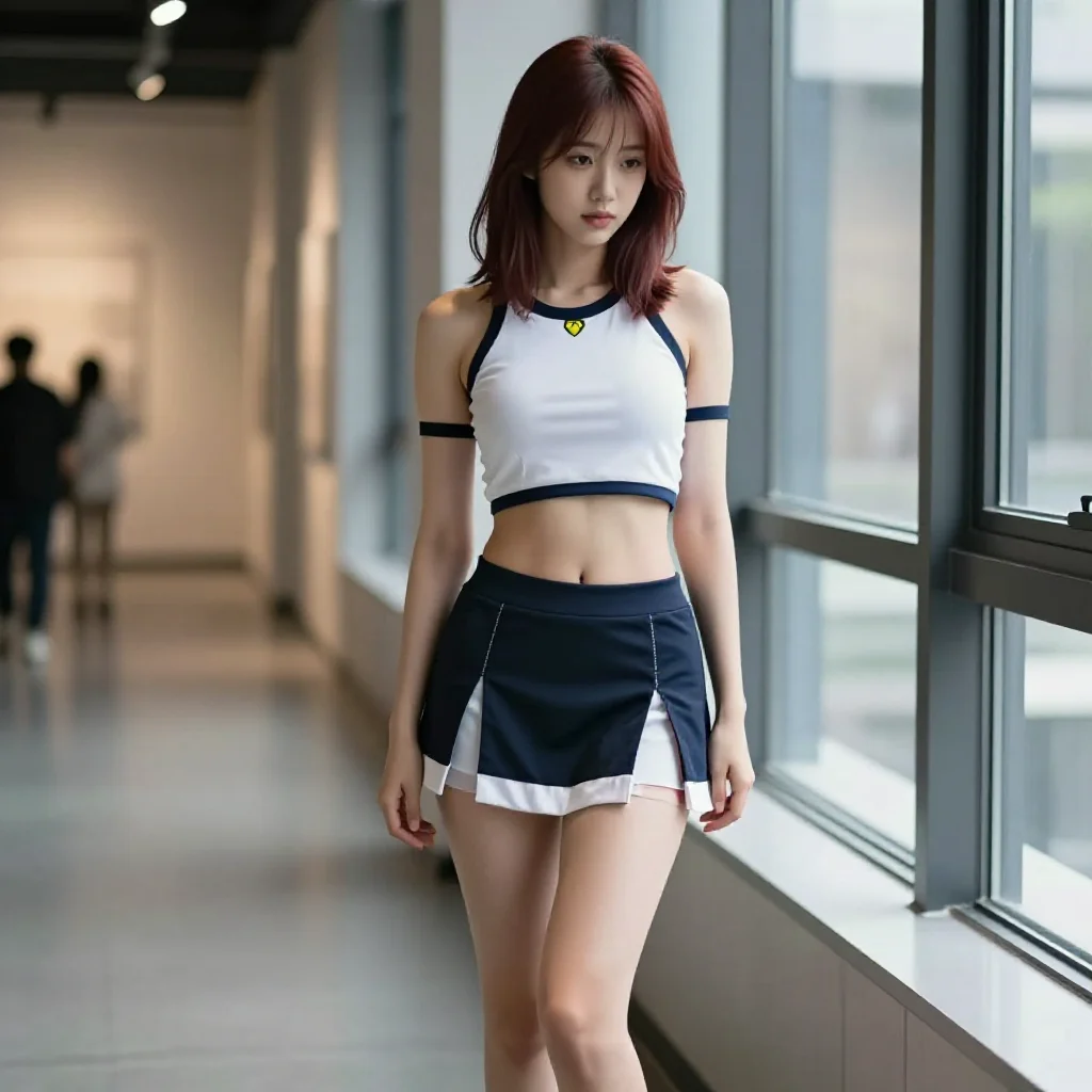 今日份校服少女写真主题图片 0977，杰作，最佳画质，极致细节，照片级写实 , 窗边私房氛围风