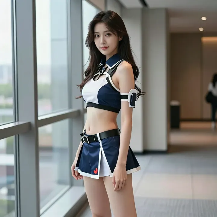 今日份校园风少女写真主题图片 0105，杰作，最佳画质，极致细节，照片级写实 , 柔光角色人像风格