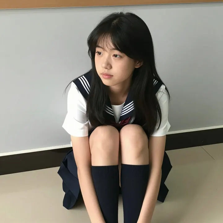 今日份校园少女感主题图片 0137，杰作，最佳画质，极致细节，照片级写实 , 室内松弛感写真风