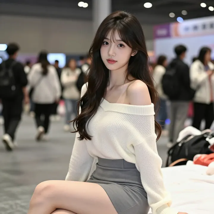 今日份校园风写真主题图片 0236，杰作，最佳画质，极致细节，照片级写实 , 展馆自然光写真风格