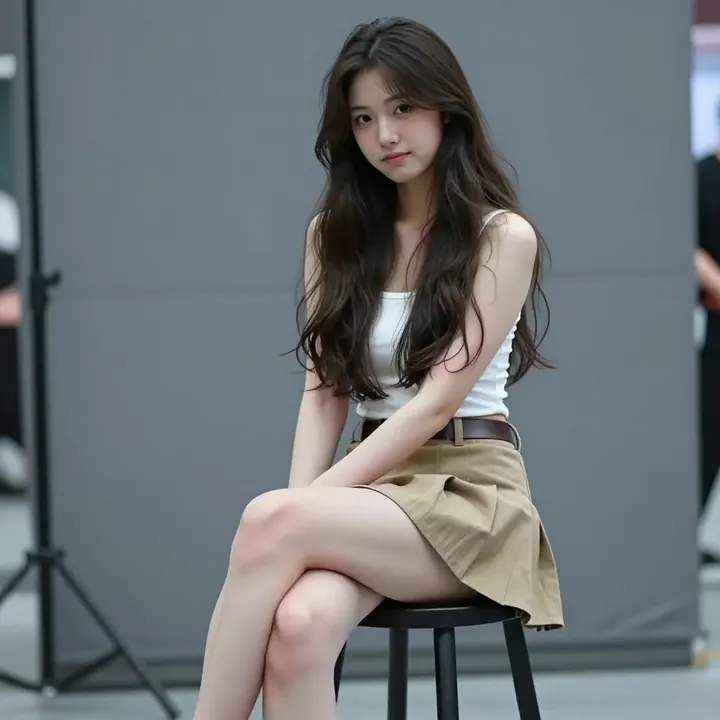 今日份校园少女感主题图片 0254，杰作，最佳画质，极致细节，照片级写实 , 柔光角色人像风格