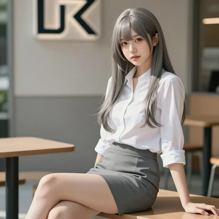 今日份校园少女感主題圖片 0316，杰作，最佳画质，极致细节，照片级写实 , 日系动漫角色写真风格