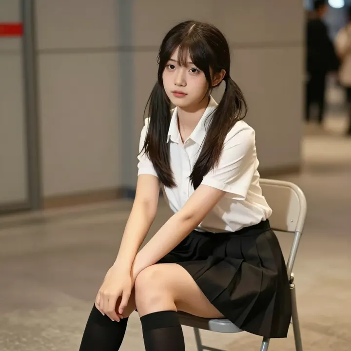 夜色下的少女时光主題圖片 0350，杰作，最佳画质，极致细节，照片级写实 , 轻私房写真风格