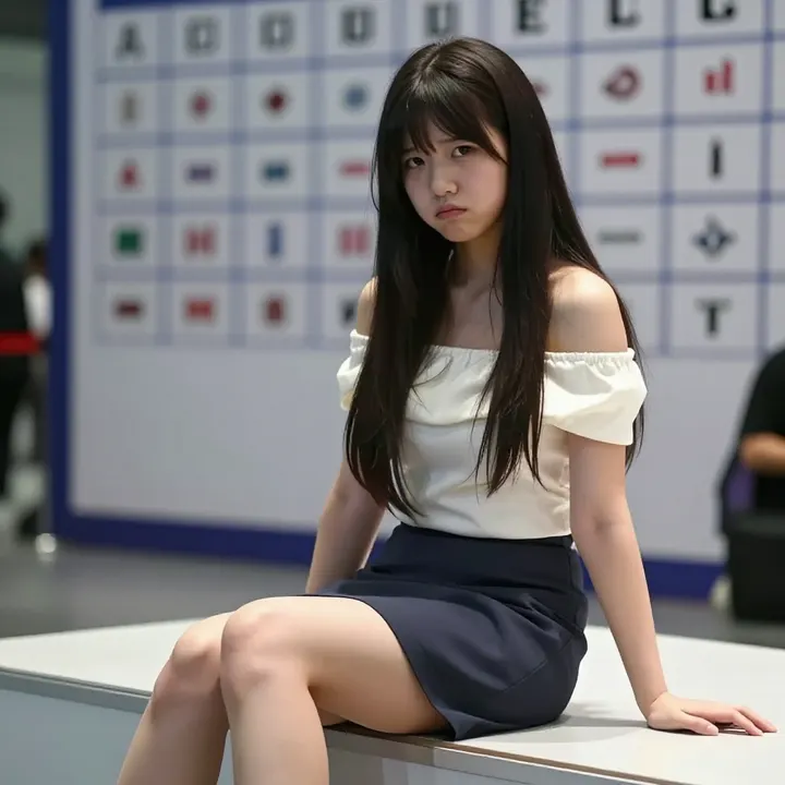 今日份校园少女感主題圖片 0381，杰作，最佳画质，极致细节，照片级写实 , 动漫展抓拍风格