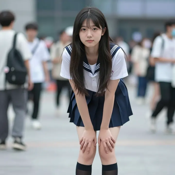 今日份校园风写真主題圖片 0443，杰作，最佳画质，极致细节，照片级写实 , 日常随性街拍风格