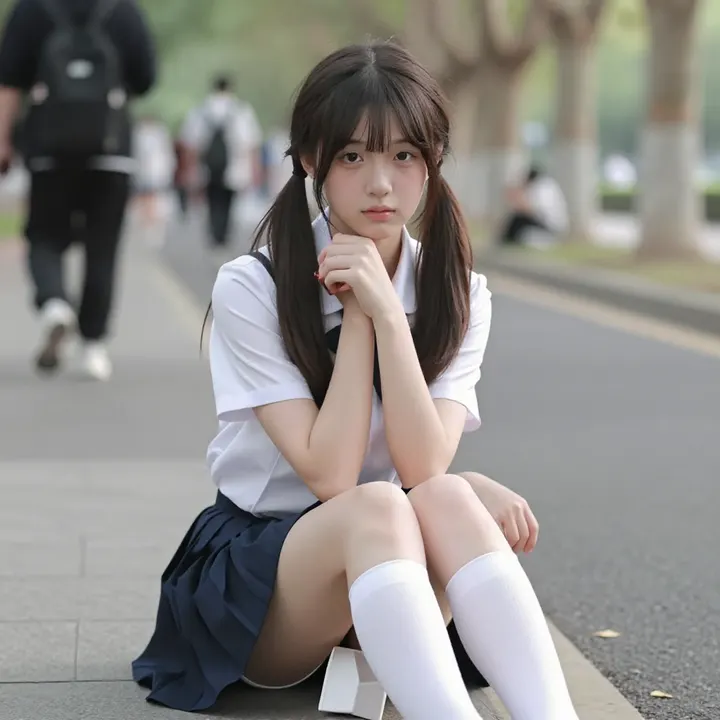 今日份校园写真主題圖片 0453，杰作，最佳画质，极致细节，照片级写实 , 漫展现场纪实摄影风格