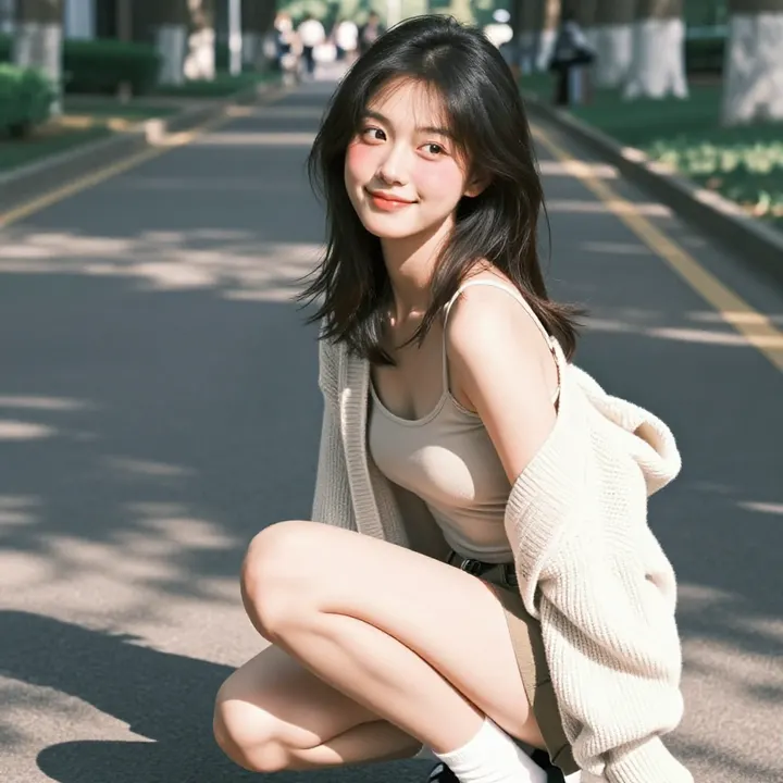 今日份校园风少女感主題圖片 0504，杰作，最佳画质，极致细节，照片级写实 , 二次元角色写真风格