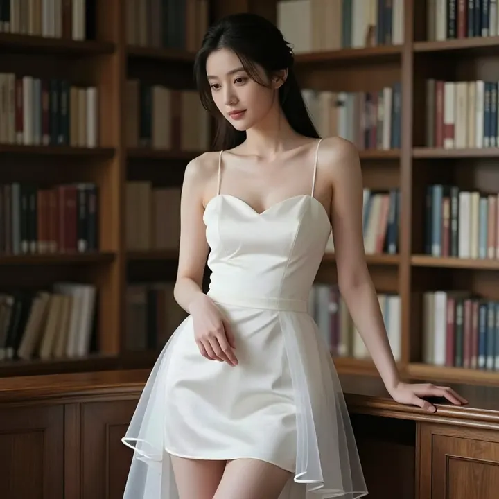 今日份清冷少女感主題圖片 0575，杰作，最佳画质，极致细节，照片级写实 , 电影感角色摄影风格