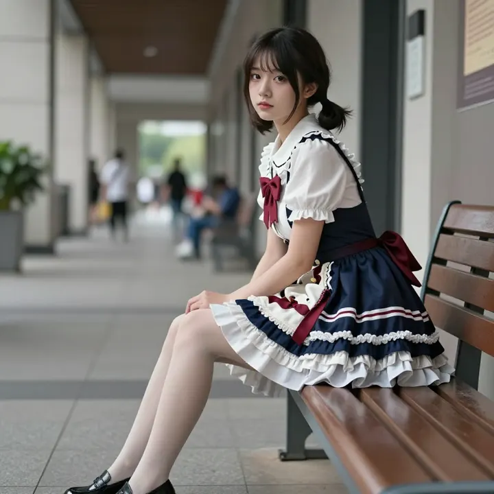 今日份校园少女写真主題圖片 0642，杰作，最佳画质，极致细节，照片级写实 , 角色扮演人像摄影风格
