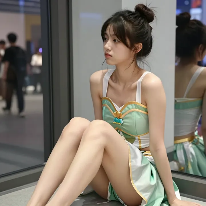 这组cos真的太出片了！主題圖片 0665，杰作，最佳画质，极致细节，照片级写实 , 日常随性街拍风格