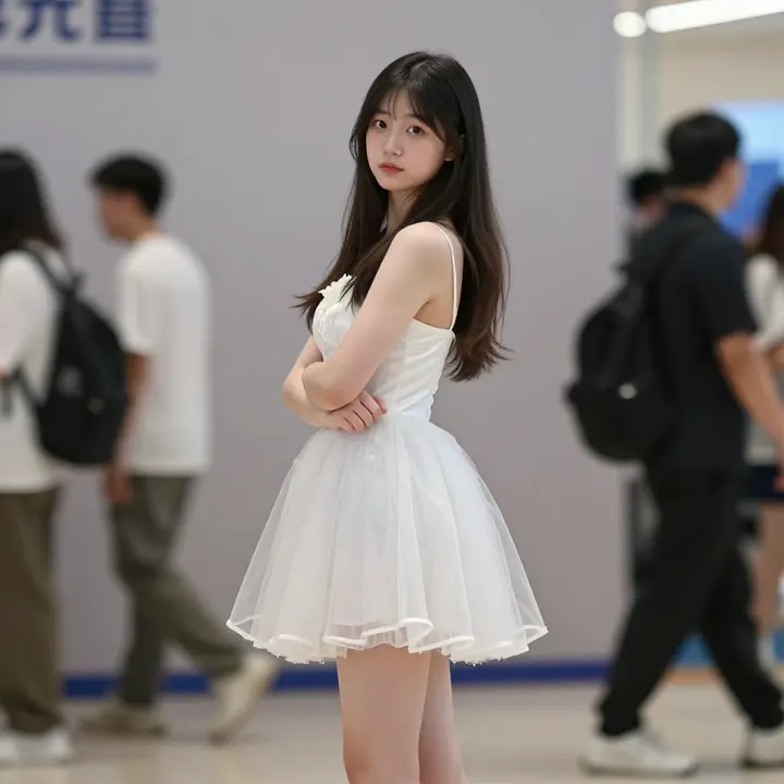 今日份清冷少女感主題圖片 0710，杰作，最佳画质，极致细节，照片级写实 , 清新校园写真风格