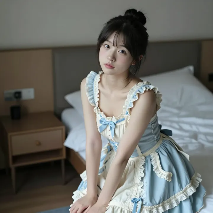 今日份清冷少女感主题图片 0804，杰作，最佳画质，极致细节，照片级写实 , 清透漫展人像风格